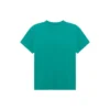 Camiseta de manga corta holgada con logo impreso de banda en estilo retro, color verde 612965TIV473640