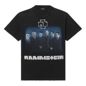 Camiseta de manga corta negra de la banda alemana Rammstein, modelo Crossover 670943TLV511000 Camiseta de manga corta negra de la banda alemana Rammstein, modelo Crossover 670943TLV511000