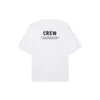 Camiseta de manga corta para hombre Balenciaga con estampado de letras, color blanco, 620969TIV749040