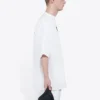 Camiseta de manga corta para hombre Balenciaga con estampado de letras, color blanco, 620969TIV749040