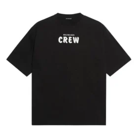 Camiseta de manga corta para hombre Balenciaga con estampado de letras, color negro 620969TIV741070 Camiseta de manga corta para hombre Balenciaga con estampado de letras, color negro 620969TIV741070
