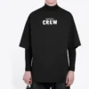 Camiseta de manga corta para hombre Balenciaga con estampado de letras, color negro 620969TIV741070
