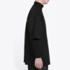 Camiseta de manga corta para hombre Balenciaga con estampado de letras, color negro 620969TIV741070