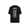 Camiseta de manga corta para hombre Balenciaga Speedhunters Band, color negro, 556133TCV381000