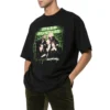 Camiseta de manga corta para hombre Balenciaga Speedhunters Band, color negro, 556133TCV381000