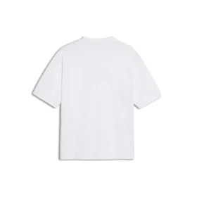 Camiseta de manga corta para hombre de Balenciaga, blanca con el logotipo BB y estampado clásico, 570803TEV489044 Camiseta de manga corta para hombre de Balenciaga, blanca con el logotipo BB y estampado clásico, 570803TEV489044