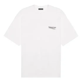 Camiseta de manga corta para Political Campaign, blanca 620941TIV529040 Camiseta de manga corta para Political Campaign, blanca 620941TIV529040