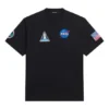 Camiseta de manga corta retro espacial de colaboración Balenciaga x NASA «Negro» 651795TKVD71070