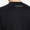 Camiseta de manga corta techwear para hombre en azul marino/blanco Camiseta de manga corta techwear para hombre en azul marino/blanco