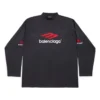 Camiseta de manga larga 3B Sports Icon, estilo oversize «Negro, rojo y blanco» 720250TPVD71470