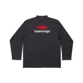 Camiseta de manga larga 3B Sports Icon, estilo oversize «Negro, rojo y blanco» 720250TPVD71470