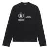 Camiseta de manga larga Balenciaga x WFP, corte mediano «Negro» 612967THV841000