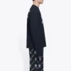 Camiseta de manga larga Balenciaga x WFP, corte mediano «Negro» 612967THV841000