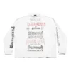Camiseta de manga larga de metal para hacer tú mismo, corte mediano «Blanco, negro, rojo» 699191TPVO29065