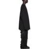Camiseta de manga larga de Political Campaign, corte grande «Negro» 681046TKVJ11070