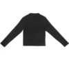 Camiseta de manga larga del Fashion Institute, corte mediano «Black» 698124TMVH51073