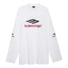 Camiseta de manga larga oversize 3B Sports Icon «Blanco, Negro, Rojo» 720250TPVD79065