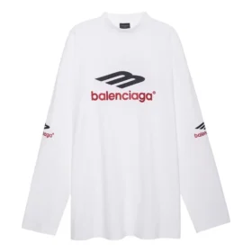 Camiseta de manga larga oversize 3B Sports Icon «Blanco, Negro, Rojo» 720250TPVD79065