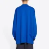 Camiseta de manga larga oversize Balenciaga x adidas «Azul» 728789TNVA65531