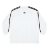 Camiseta de manga larga oversize Balenciaga x adidas «Blanca» 728789TNVA61156