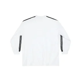 Camiseta de manga larga oversize Balenciaga x adidas «Blanca» 728789TNVA61156