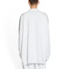 Camiseta de manga larga oversize Balenciaga x adidas «Blanca» 728789TNVA61156