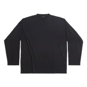 Camiseta de manga larga oversize «Black Faded» 739783TOVF49034