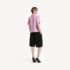 Camiseta de mujer Balenciaga Sacra Cœur de corte medio en rosa antiguo Camiseta de mujer Balenciaga Sacra Cœur de corte medio en rosa antiguo
