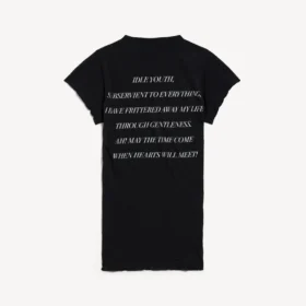 Camiseta de mujer «The Song of the Highest Tower» de talla pequeña en color negro