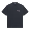 Camiseta de Political Campaign, corte grande «Washed Black» 641675TKVJ19034