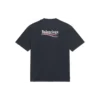 Camiseta de Political Campaign, corte grande «Washed Black» 641675TKVJ19034