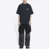 Camiseta de Political Campaign, corte grande «Washed Black» 641675TKVJ19034