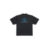 Camiseta de surfista, corte mediano «Negro Azul» 764235TPVM31412