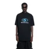 Camiseta de surfista «Negro Azul» 764235TPVU61165
