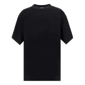 Camiseta deportiva B de cuello redondo «Negro» 657059TKV901069