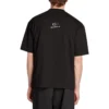 Camiseta deportiva de manga corta con icono «Black» 612966TNVF21070