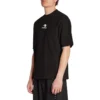 Camiseta deportiva de manga corta con icono «Black» 612966TNVF21070