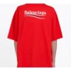 Camiseta deportiva de manga corta, versión holgada, color rojo 556102TAV446403
