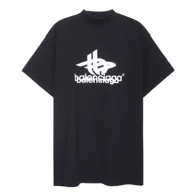 Camiseta deportiva oversize para usar en capas «Black White» 739028TPVF21070