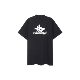Camiseta deportiva oversize para usar en capas «Black White» 739028TPVF21070