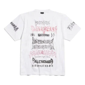 Camiseta Diy Metal «Blanco, Negro, Rojo» 641675TPVO29065