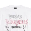 Camiseta Diy Metal «Blanco, Negro, Rojo» 641675TPVO29065
