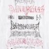 Camiseta Diy Metal «Blanco, Negro, Rojo» 641675TPVO29065