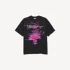 Camiseta «Dream» de corte mediano para mujer en negro Camiseta «Dream» de corte mediano para mujer en negro