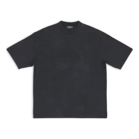 Camiseta Fashion Institute, corte mediano, color «Negro lavado» 612966TMVH68190