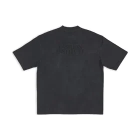 Camiseta Fashion Institute, corte mediano, color «Negro lavado» 612966TMVH68190