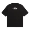 Camiseta holgada de manga corta con estampado, color negro 620941TIV741070