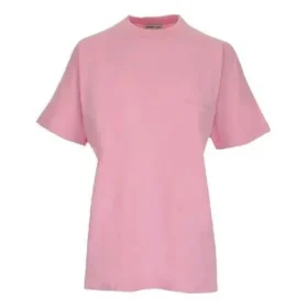 Camiseta holgada de manga corta con estampado de letras «Pink» 612965TIVG55700