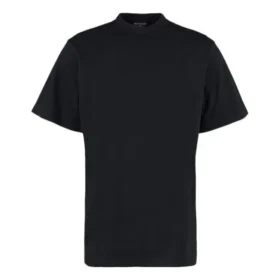 Camiseta larga con dobladillo trasero y corte holgado «Negro» 681045TLVH91070