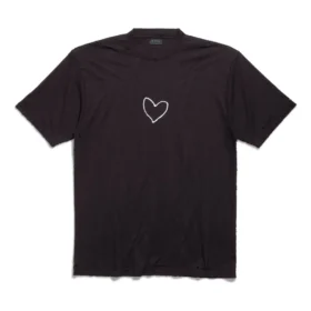 Camiseta Lovey, corte grande, «Negro» 641675TQVV89034